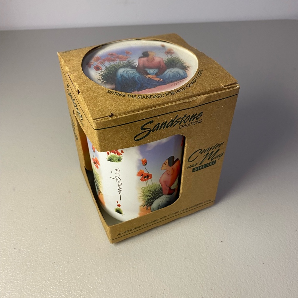 Sandstone Creations Coaster and Mug Gift Set #2